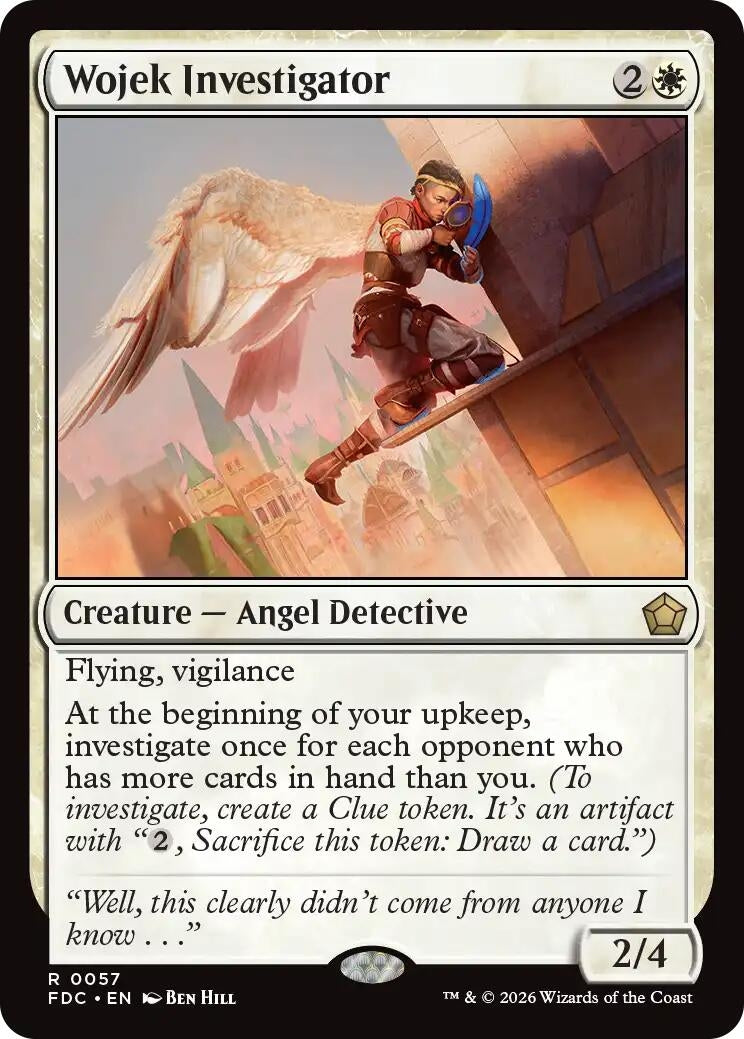 Image for Wojek Investigator (57) (Commander: Foundations) (FDC) - Magic: The Gathering