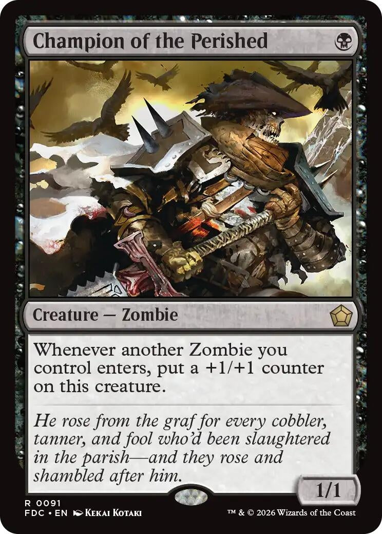 Image for Champion of the Perished (91) (Commander: Foundations) (FDC) - Magic: The Gathering