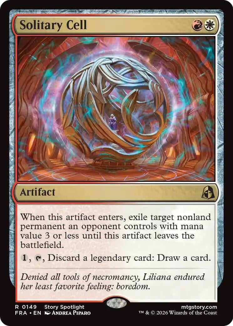Image for Solitary Cell (149) (Reality Fracture) (FRA) - Magic: The Gathering
