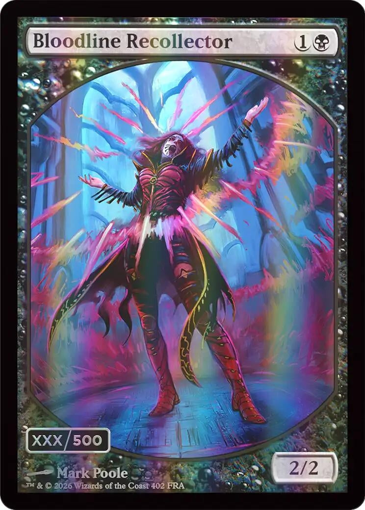 Image for Bloodline Recollector (Retro Frame) (Serial Numbered) (Double Rainbow Foil) (402) (Reality Fracture) (FRA) - Magic: The Gathering