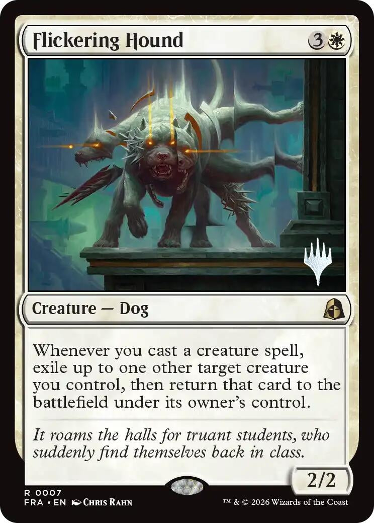 Image for Flickering Hound (7) (Promo Pack: Reality Fracture) (PPFRA) - Magic: The Gathering