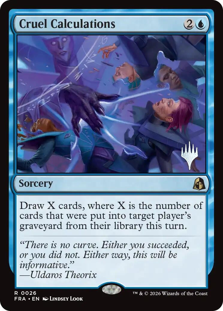Image for Cruel Calculations (26) (Promo Pack: Reality Fracture) (PPFRA) - Magic: The Gathering