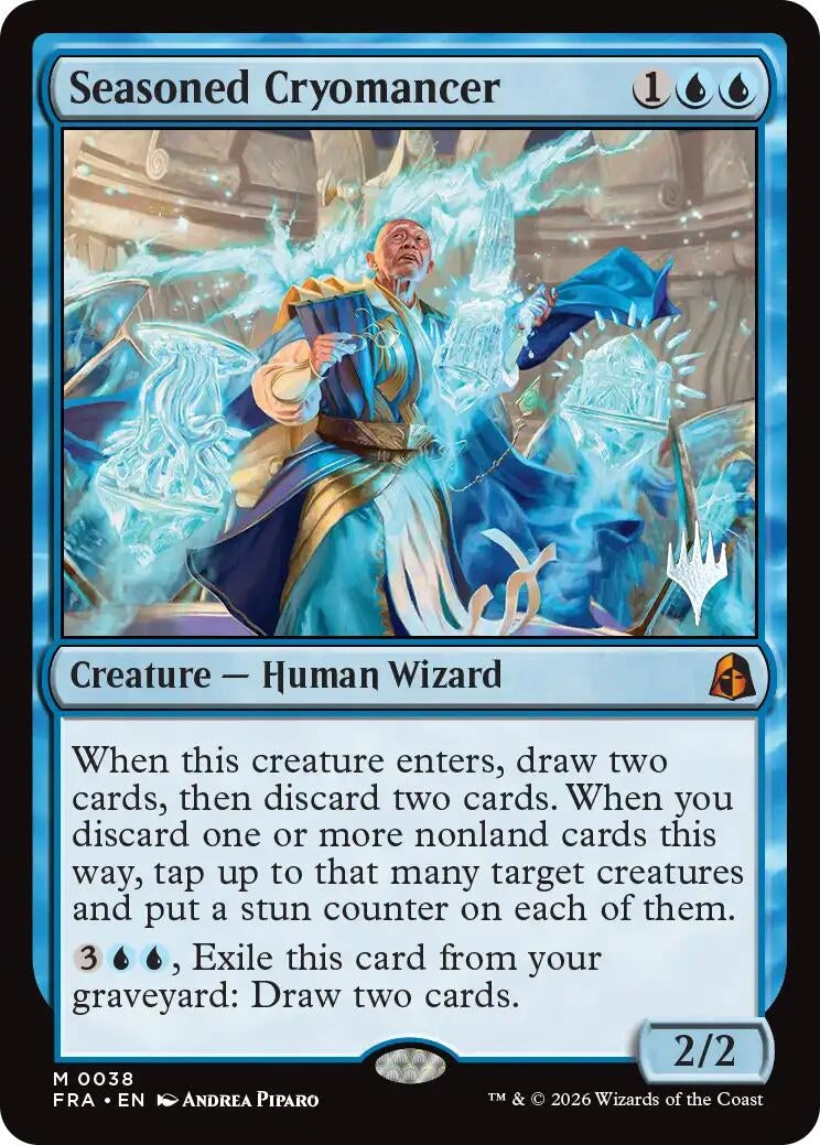 Image for Seasoned Cryomancer (38) (Promo Pack: Reality Fracture) (PPFRA) - Magic: The Gathering