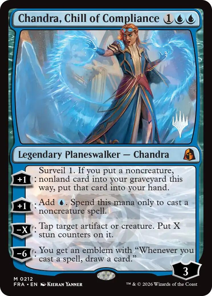 Image for Chandra, Chill of Compliance (212) (Promo Pack: Reality Fracture) (PPFRA) - Magic: The Gathering