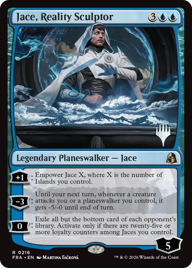 Image for Jace, Reality Sculptor (216) (Promo Pack: Reality Fracture) (PPFRA) - Magic: The Gathering