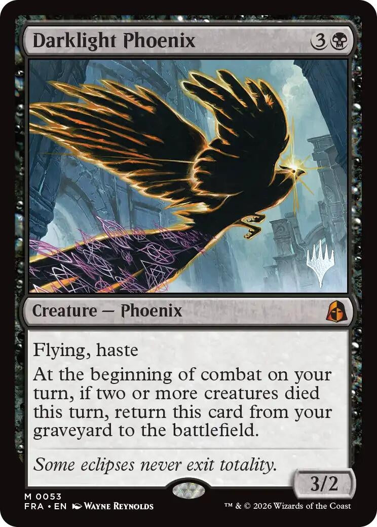 Image for Darklight Phoenix (53) (Promo Pack: Reality Fracture) (PPFRA) - Magic: The Gathering