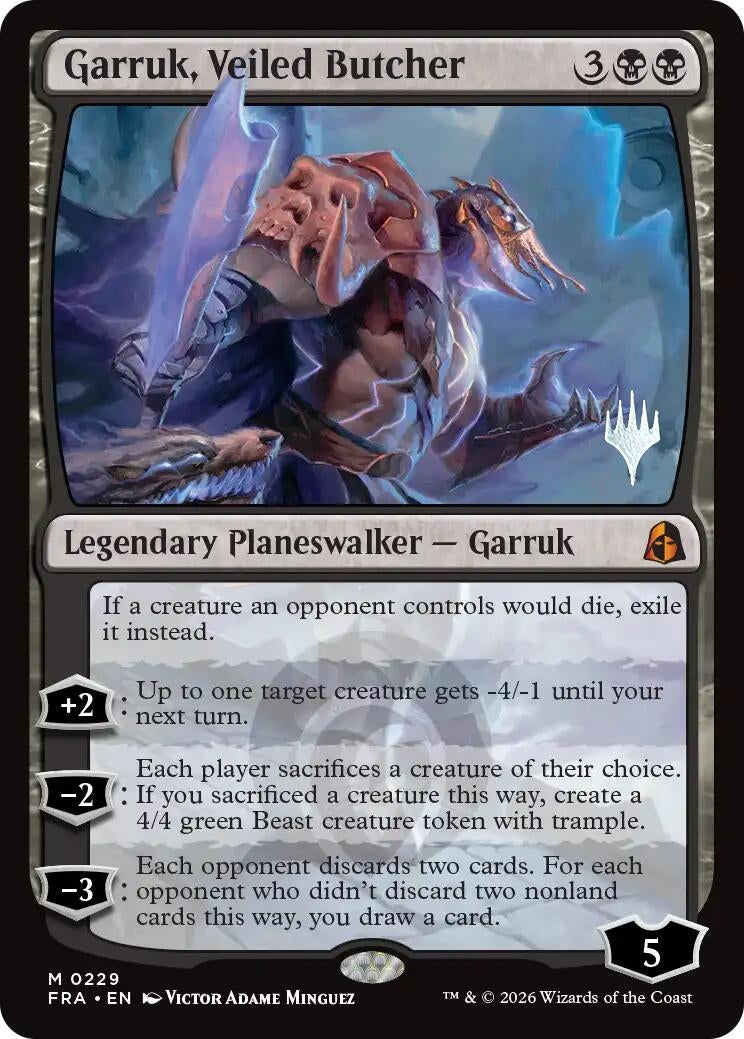 Image for Garruk, Veiled Butcher (229) (Promo Pack: Reality Fracture) (PPFRA) - Magic: The Gathering
