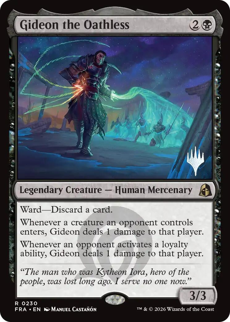 Image for Gideon the Oathless (230) (Promo Pack: Reality Fracture) (PPFRA) - Magic: The Gathering