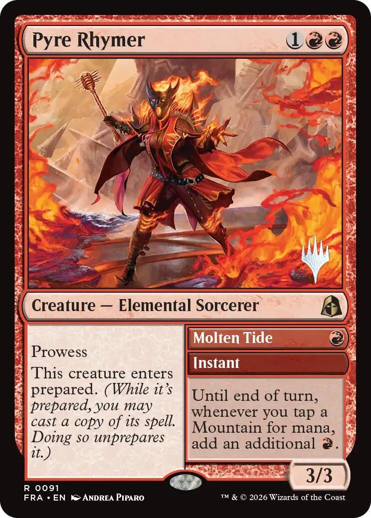 Image for Pyre Rhymer (91) (Promo Pack: Reality Fracture) (PPFRA) - Magic: The Gathering