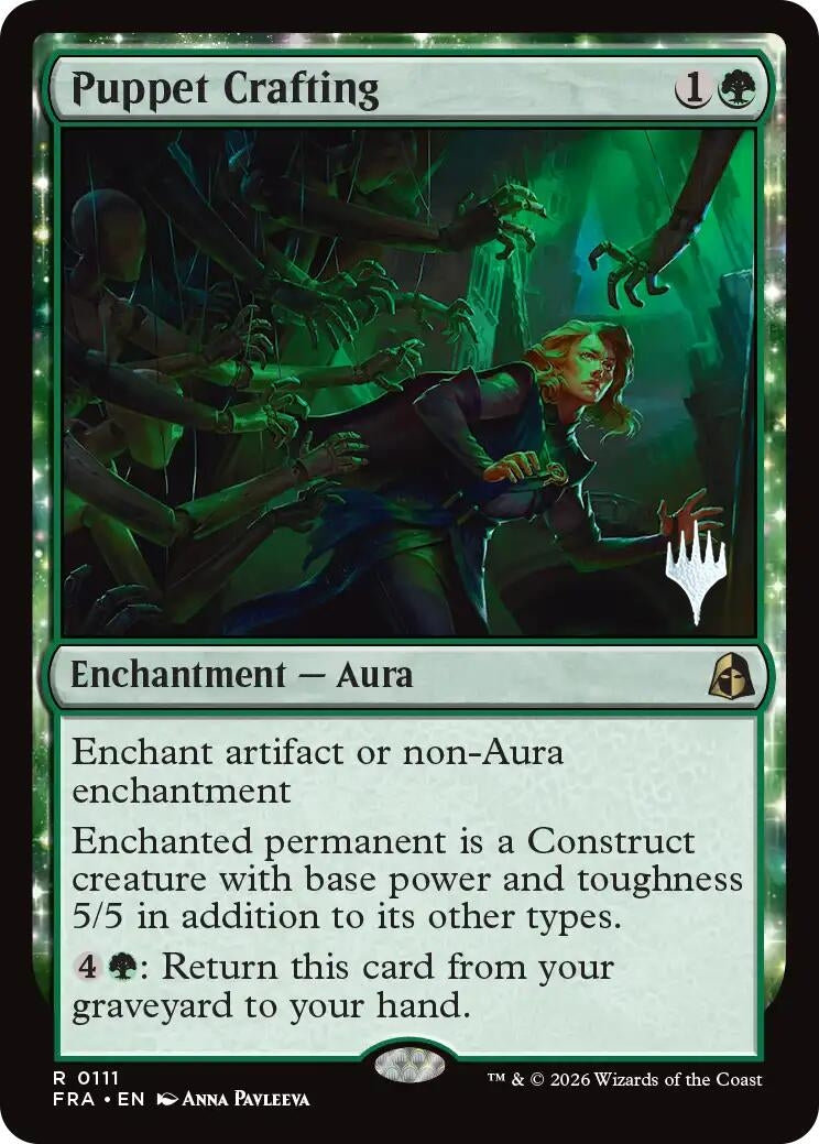 Image for Puppet Crafting (111) (Promo Pack: Reality Fracture) (PPFRA) - Magic: The Gathering