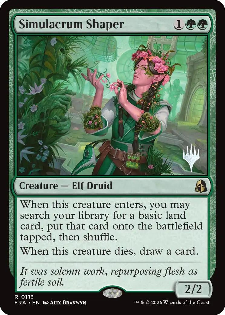 Image for Simulacrum Shaper (113) (Promo Pack: Reality Fracture) (PPFRA) - Magic: The Gathering