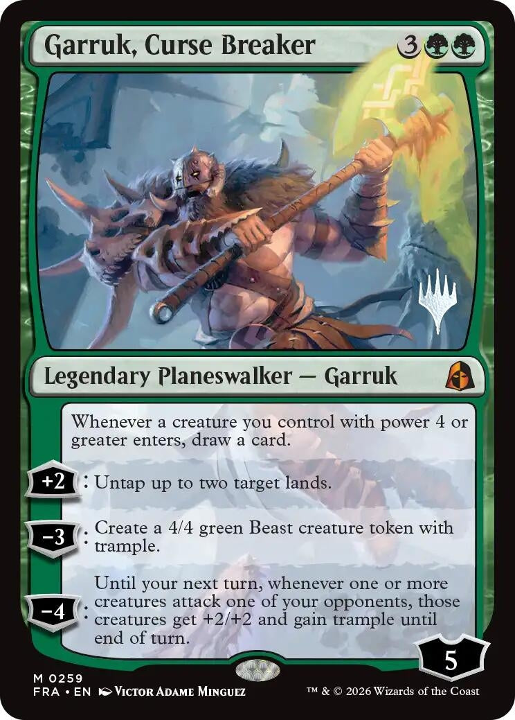 Image for Garruk, Curse Breaker (259) (Promo Pack: Reality Fracture) (PPFRA) - Magic: The Gathering