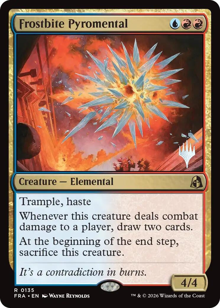 Image for Frostbite Pyromental (135) (Promo Pack: Reality Fracture) (PPFRA) - Magic: The Gathering