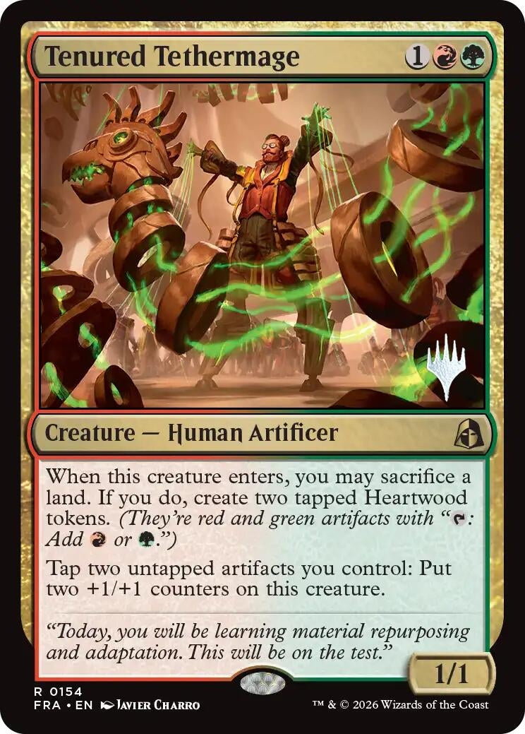 Image for Tenured Tethermage (154) (Promo Pack: Reality Fracture) (PPFRA) - Magic: The Gathering