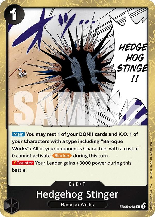 Hedgehog Stinger (EB05-048) (Extra Booster: One Piece Heroines Edition Vol. 2)