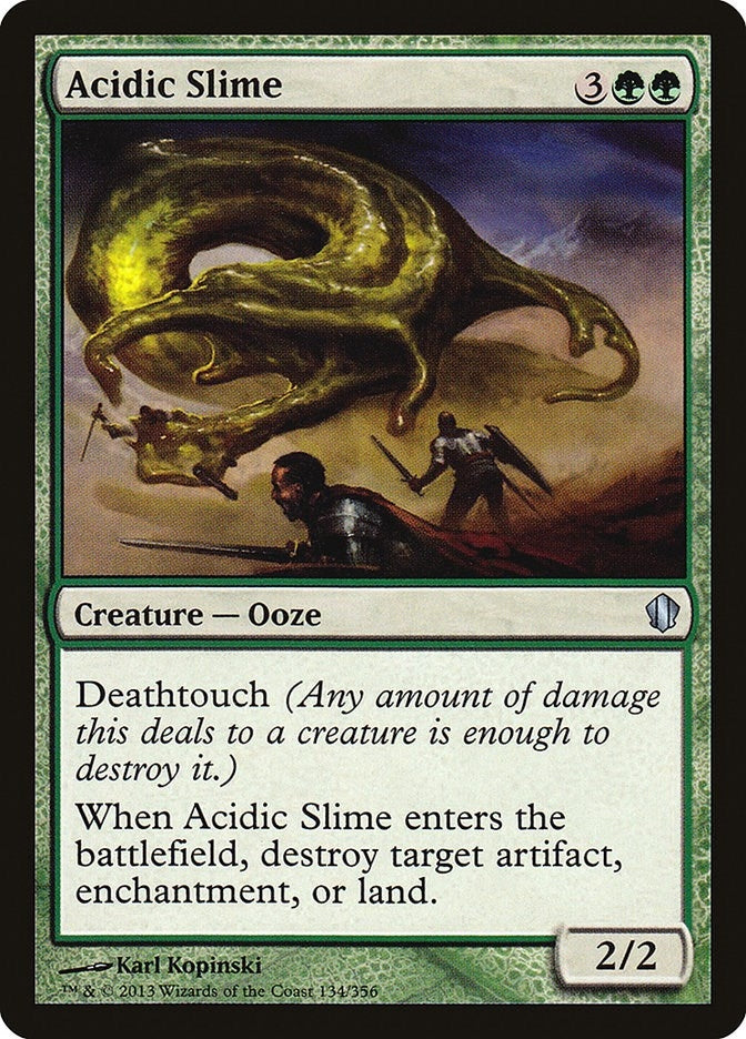 Image for Acidic Slime (134) (Commander 2013) (C13) - Magic: The Gathering