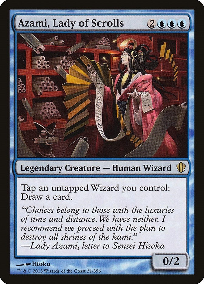 Image for Azami, Lady of Scrolls (31) (Commander 2013) (C13) - Magic: The Gathering