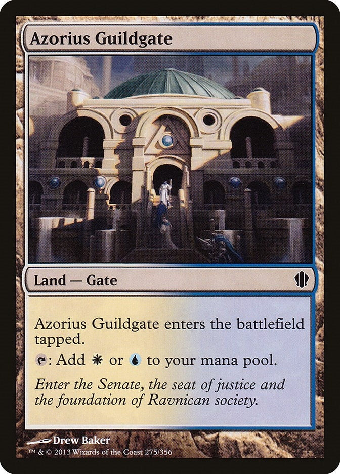 Image for Azorius Guildgate (275) (Commander 2013) (C13) - Magic: The Gathering