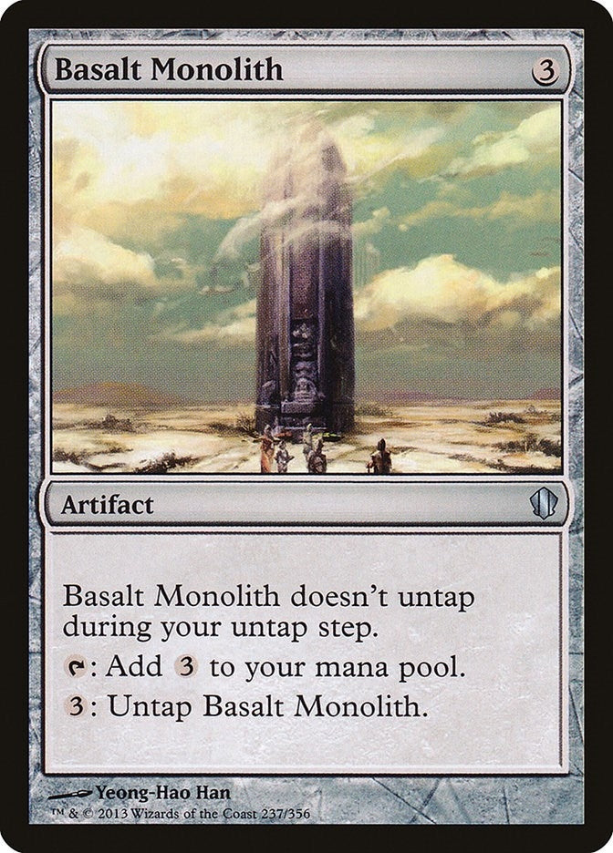 Image for Basalt Monolith (237) (Commander 2013) (C13) - Magic: The Gathering