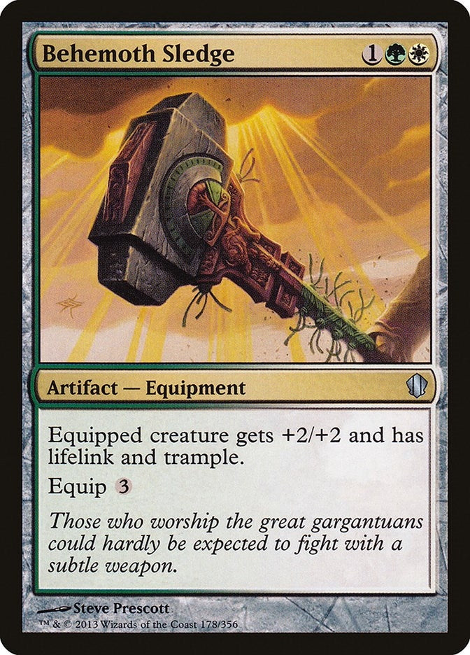 Image for Behemoth Sledge (178) (Commander 2013) (C13) - Magic: The Gathering