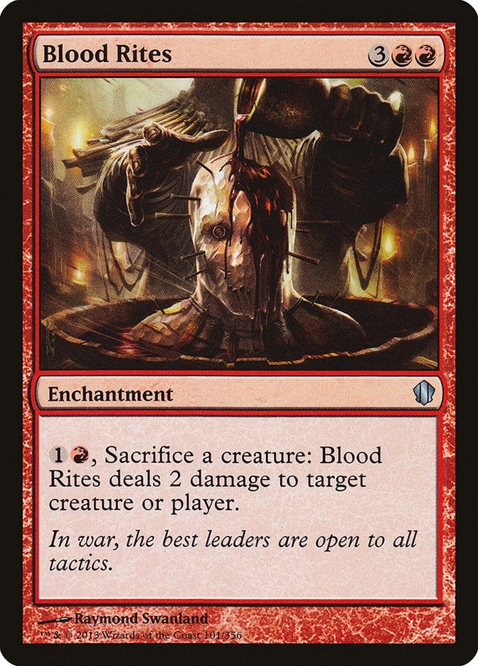 Image for Blood Rites (101) (Commander 2013) (C13) - Magic: The Gathering