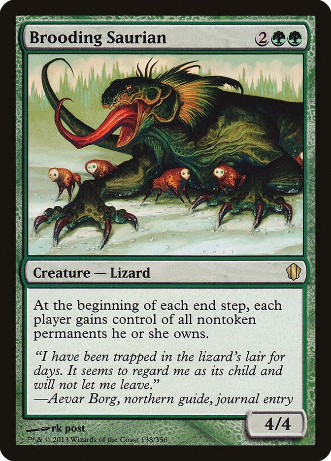 Image for Brooding Saurian (138) (Commander 2013) (C13) - Magic: The Gathering