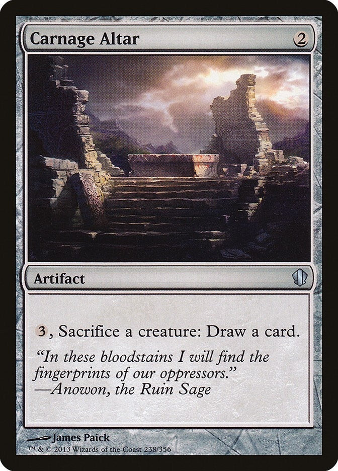 Image for Carnage Altar (238) (Commander 2013) (C13) - Magic: The Gathering