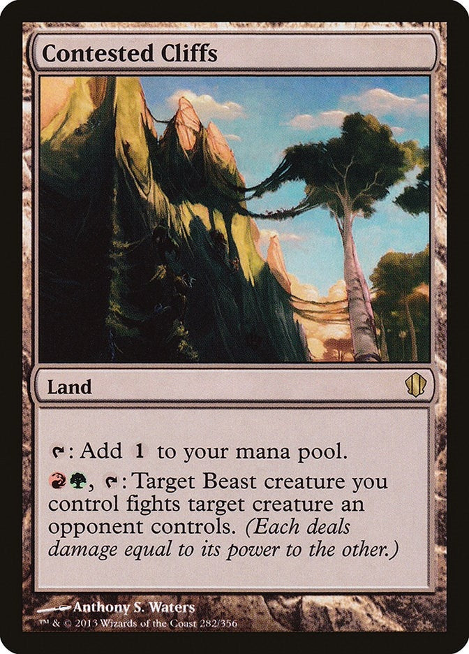 Image for Contested Cliffs (282) (Commander 2013) (C13) - Magic: The Gathering
