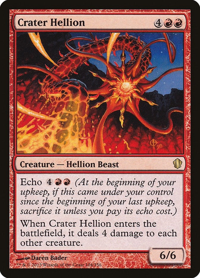 Image for Crater Hellion (104) (Commander 2013) (C13) - Magic: The Gathering