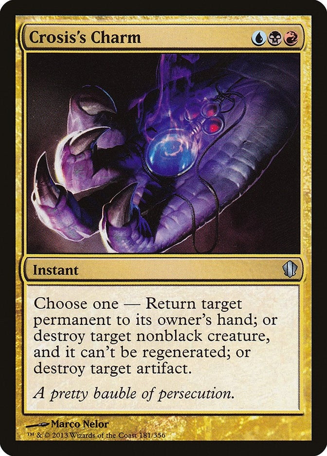 Image for Crosis's Charm (181) (Commander 2013) (C13) - Magic: The Gathering