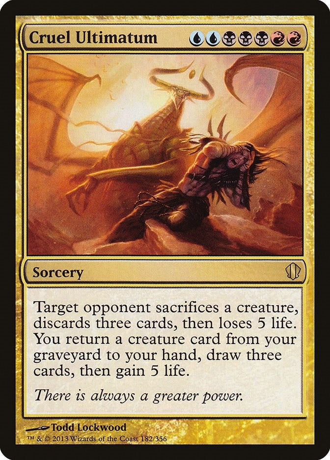 Image for Cruel Ultimatum (182) (Commander 2013) (C13) - Magic: The Gathering