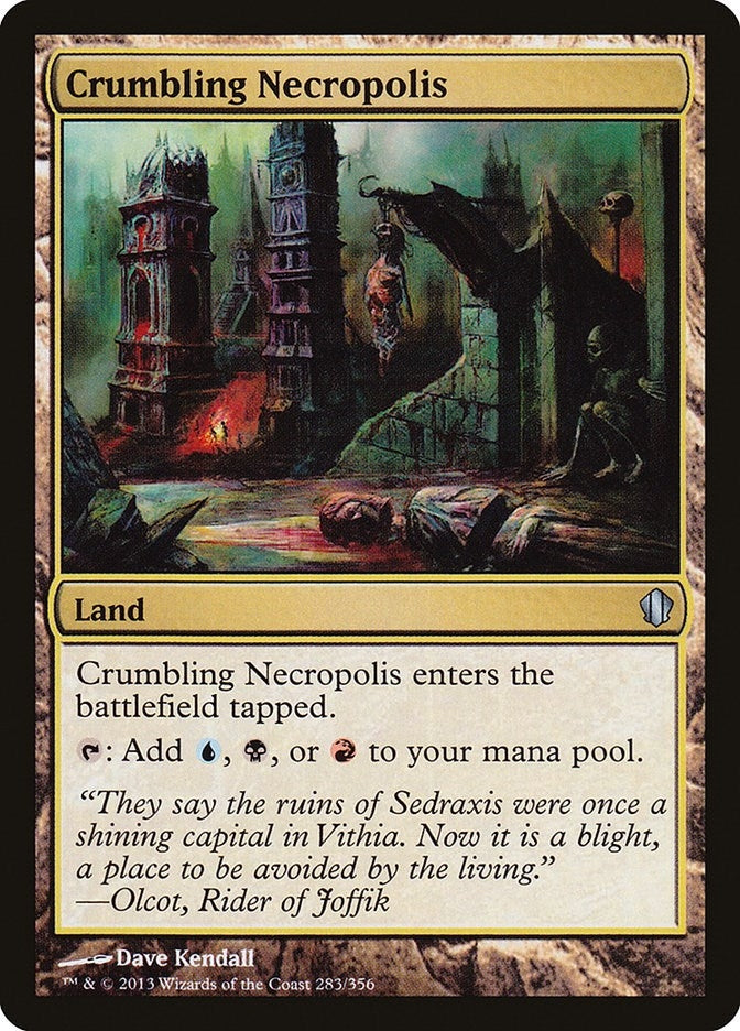 Image for Crumbling Necropolis (283) (Commander 2013) (C13) - Magic: The Gathering