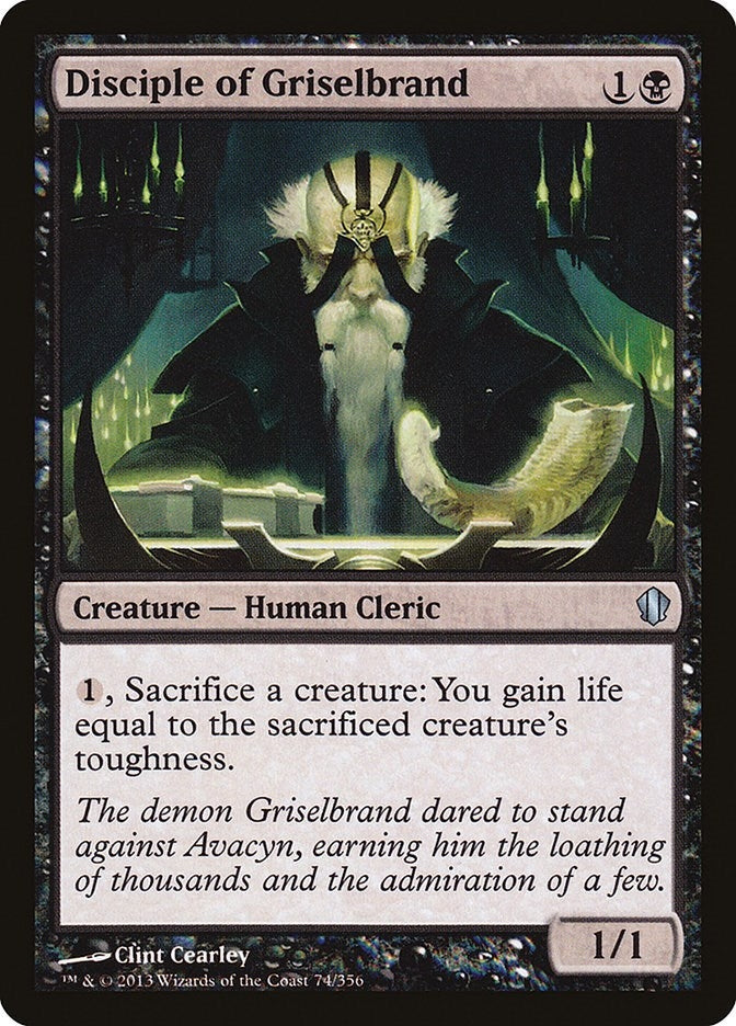 Image for Disciple of Griselbrand (74) (Commander 2013) (C13) - Magic: The Gathering