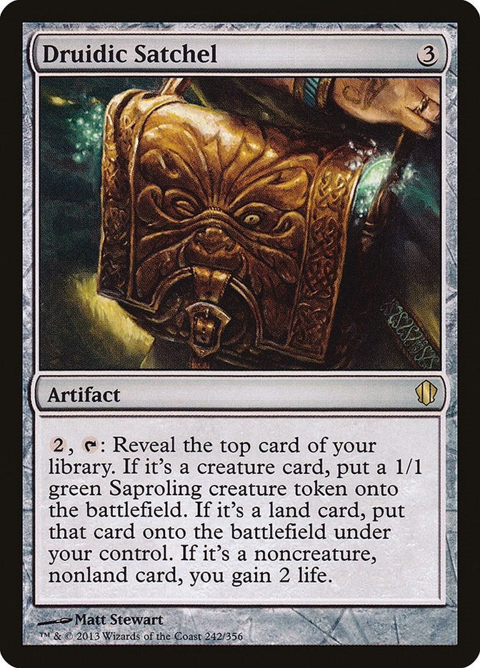 Image for Druidic Satchel (242) (Commander 2013) (C13) - Magic: The Gathering