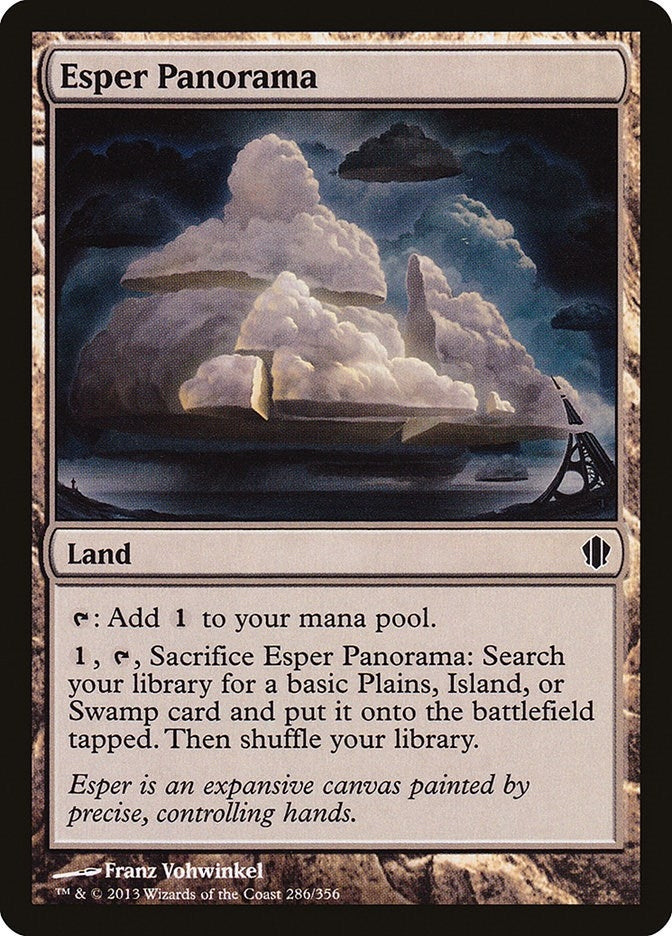 Image for Esper Panorama (286) (Commander 2013) (C13) - Magic: The Gathering