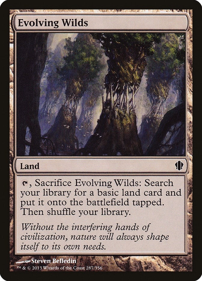 Image for Evolving Wilds (287) (Commander 2013) (C13) - Magic: The Gathering