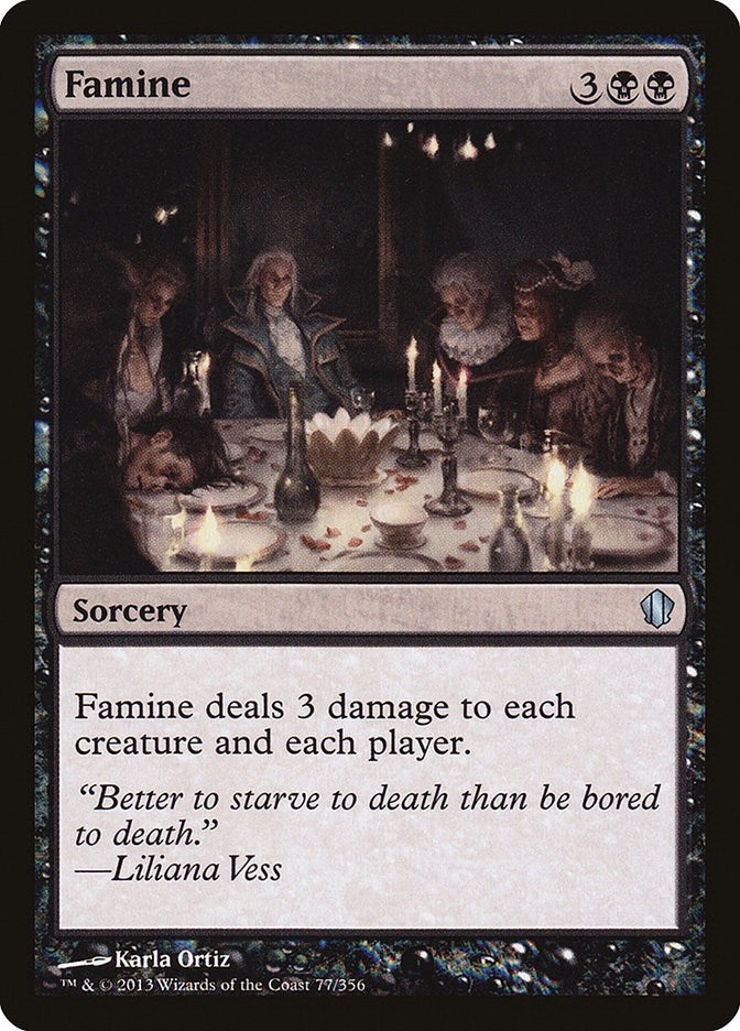 Image for Famine (77) (Commander 2013) (C13) - Magic: The Gathering