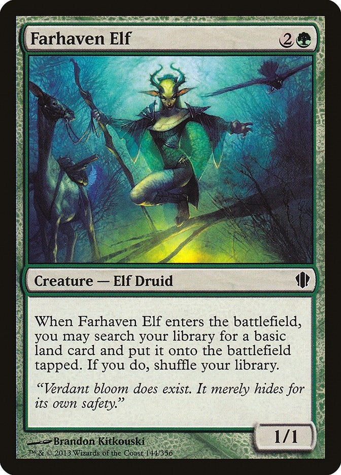 Image for Farhaven Elf (144) (Commander 2013) (C13) - Magic: The Gathering