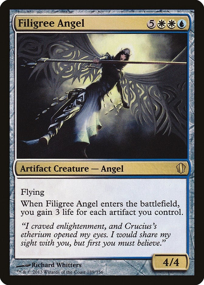 Image for Filigree Angel (189) (Commander 2013) (C13) - Magic: The Gathering