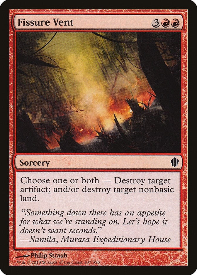 Image for Fissure Vent (107) (Commander 2013) (C13) - Magic: The Gathering