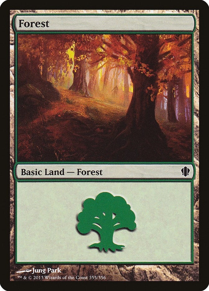 Image for Forest (355) (355) (Commander 2013) (C13) - Magic: The Gathering