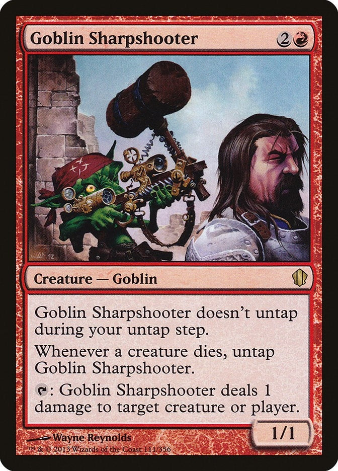 Image for Goblin Sharpshooter (111) (Commander 2013) (C13) - Magic: The Gathering