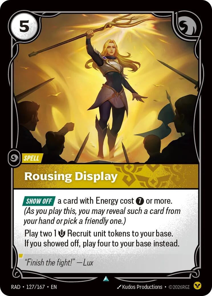 Rousing Display (127/167) (Radiance)