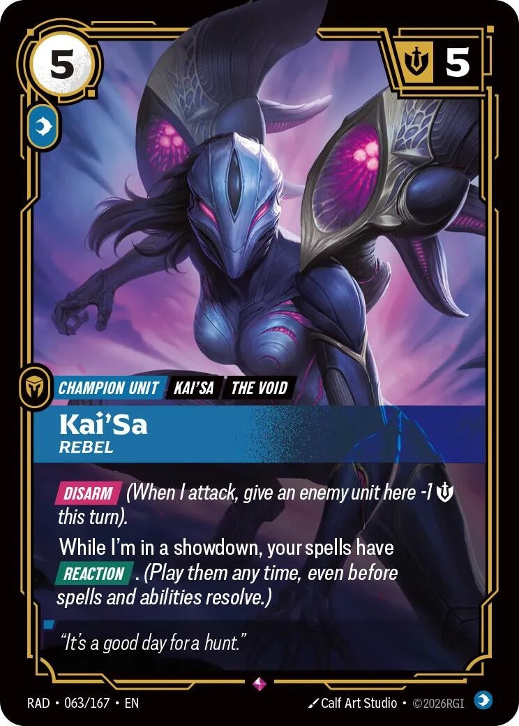 Kai'Sa, Rebel (063/167) (Radiance)