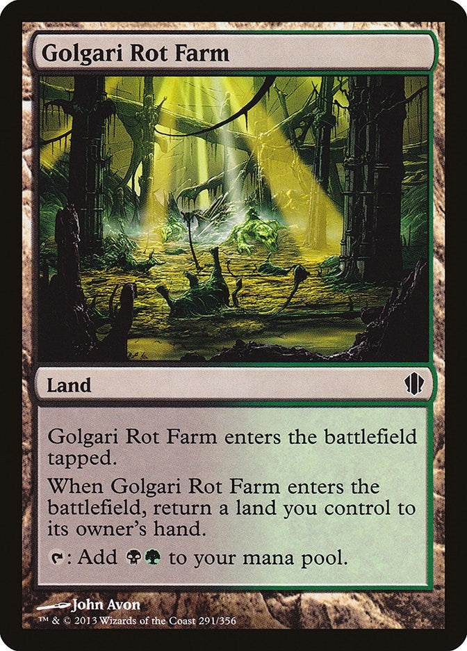 Image for Golgari Rot Farm (291) (Commander 2013) (C13) - Magic: The Gathering