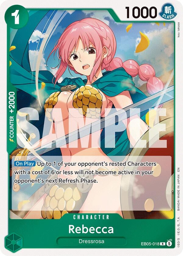 Rebecca (EB05-018) (Extra Booster: One Piece Heroines Edition Vol. 2)