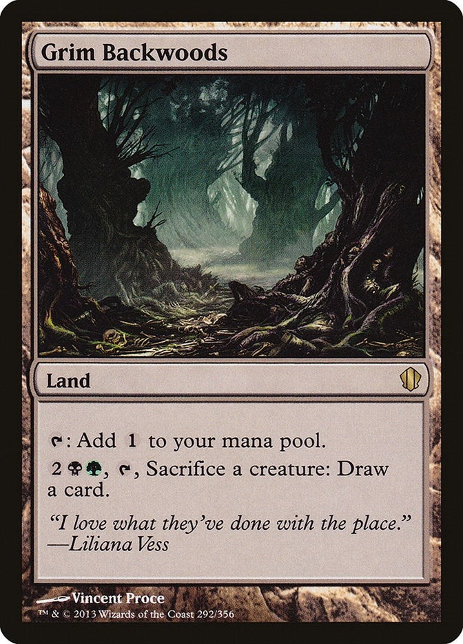 Image for Grim Backwoods (292) (Commander 2013) (C13) - Magic: The Gathering