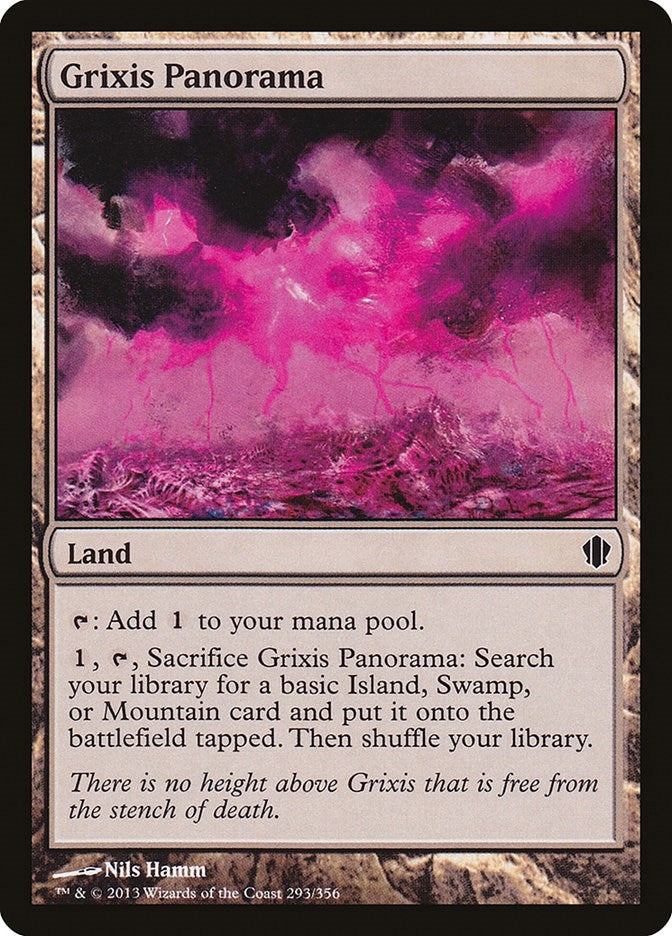 Image for Grixis Panorama (293) (Commander 2013) (C13) - Magic: The Gathering
