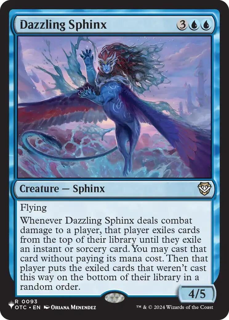 Image for Dazzling Sphinx (93) (The List Reprints) (LIST) - Magic: The Gathering
