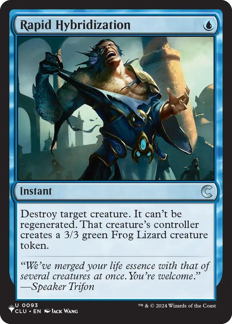 Image for Rapid Hybridization (CLU) (93) (The List Reprints) (LIST) - Magic: The Gathering
